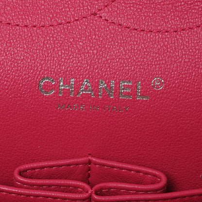 Chanel Lambskin Quilted Jumbo Double Flap Dark Pink 6 of 7
