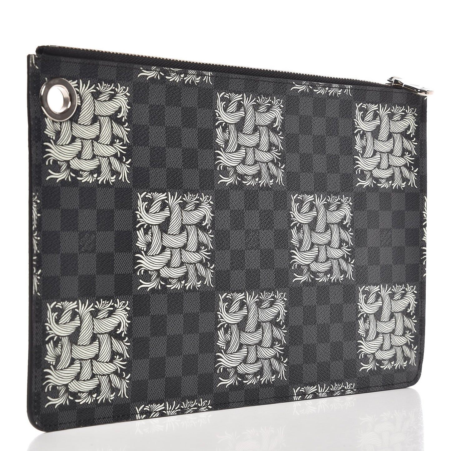 Damier Graphite Rope Pochette Jour PM White