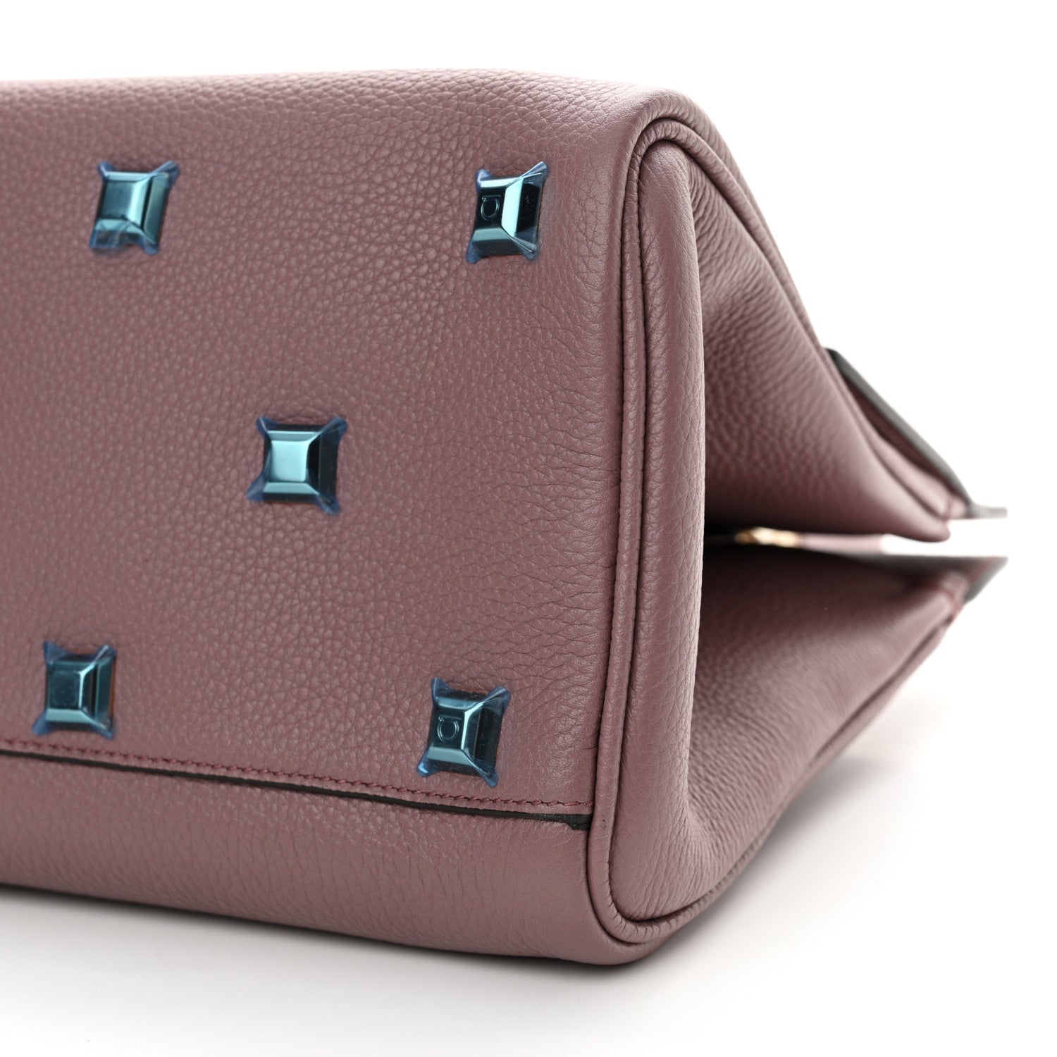 Salvatore Ferragamo Calfskin The Studio Bag Cinder Rose 10 of 10