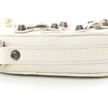 Balenciaga Agneau Arena Mini Le Cagole Heart Bag Optic White 9 of 15