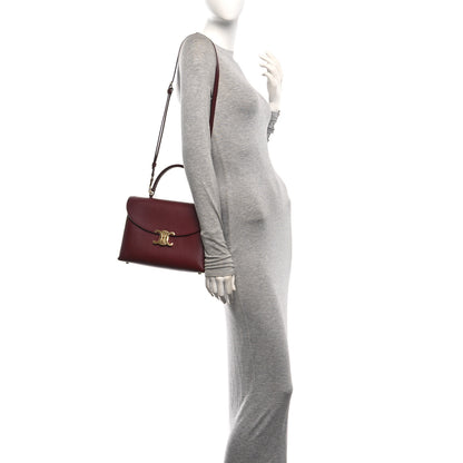 Celine Supple Grained Calfskin Medium Nino Light Burgundy 2 of 10