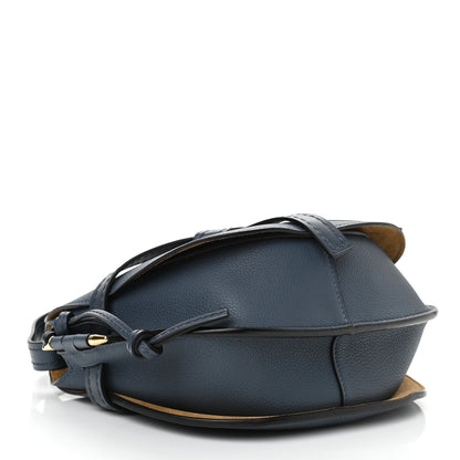 Loewe Grained Calfskin Small Gate Crossbody Bag Steel Blue 4 of 10