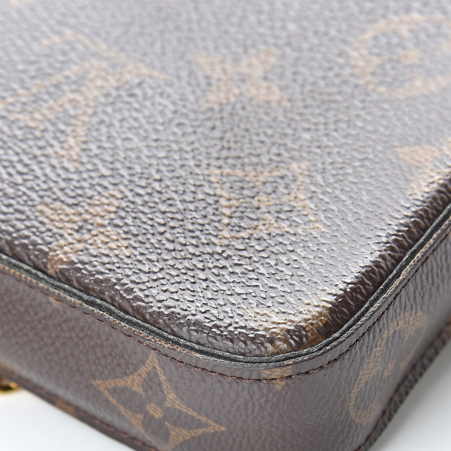 Monogram Pochette Felicie Chain Wallet Fuchsia