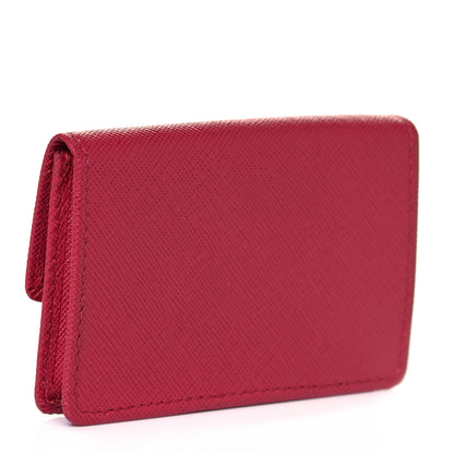 Prada Saffiano Metal Flap Card Holder 3 of 7