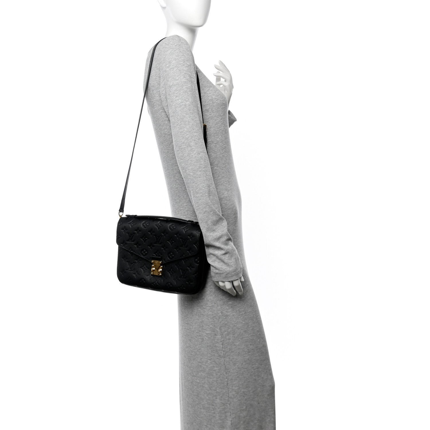 Louis Vuitton Empreinte Pochette Metis Black 2 of 10