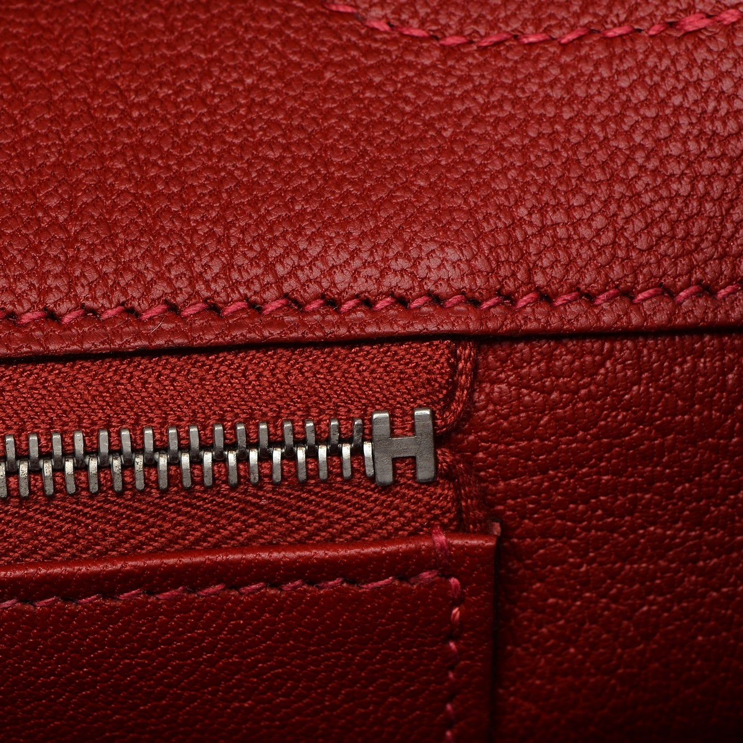 Epsom Birkin 35 Rouge Casaque