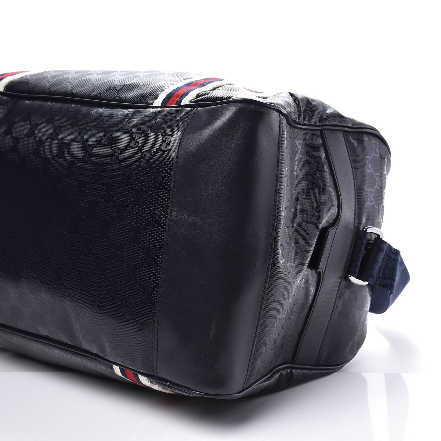 Imprime Monogram Large Web Carry On Duffle Bag Blue