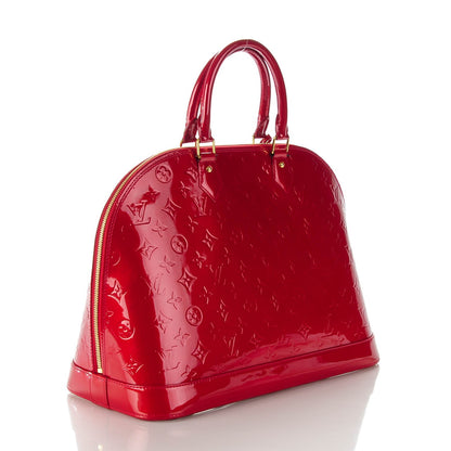 Louis Vuitton Vernis Alma GM Pomme D'Amour 3 of 8