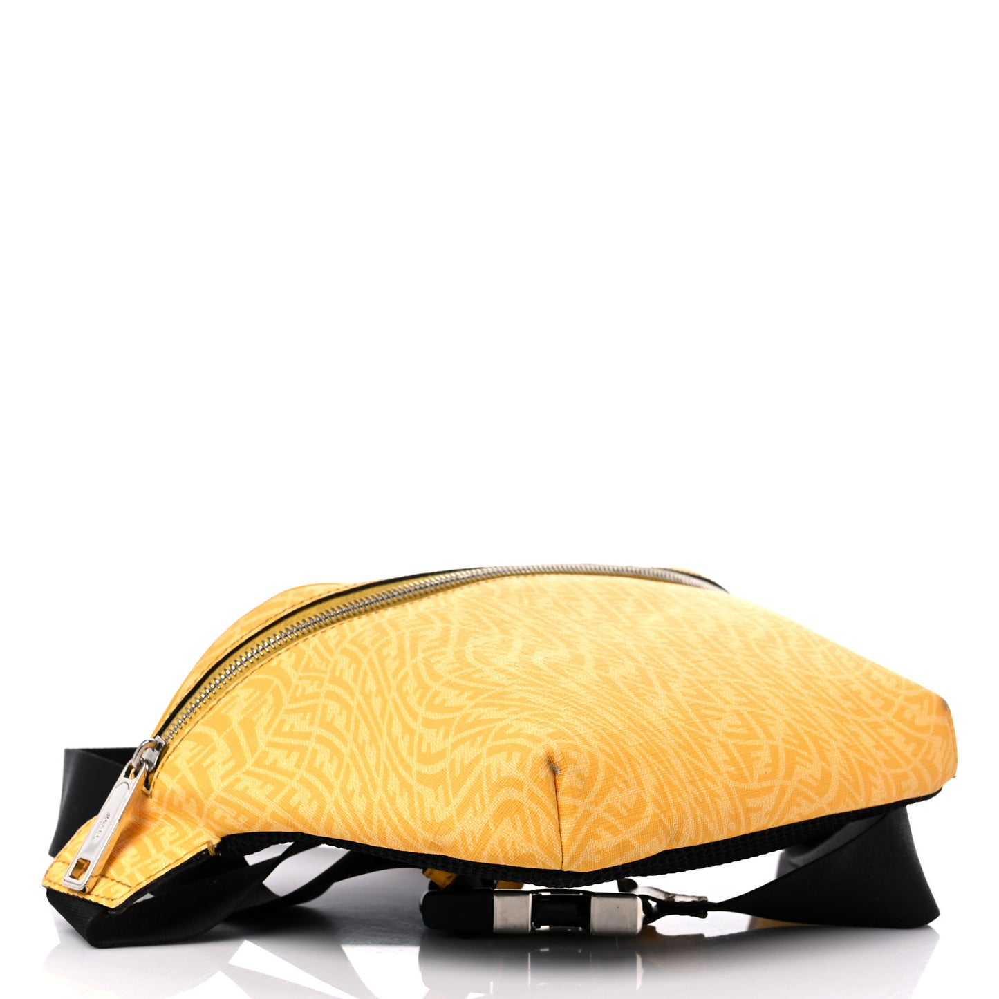 X SARAH COLEMAN Glazed Fabric Vitello Grace Light Micro FF Vertigo Belt Bag Mimosa