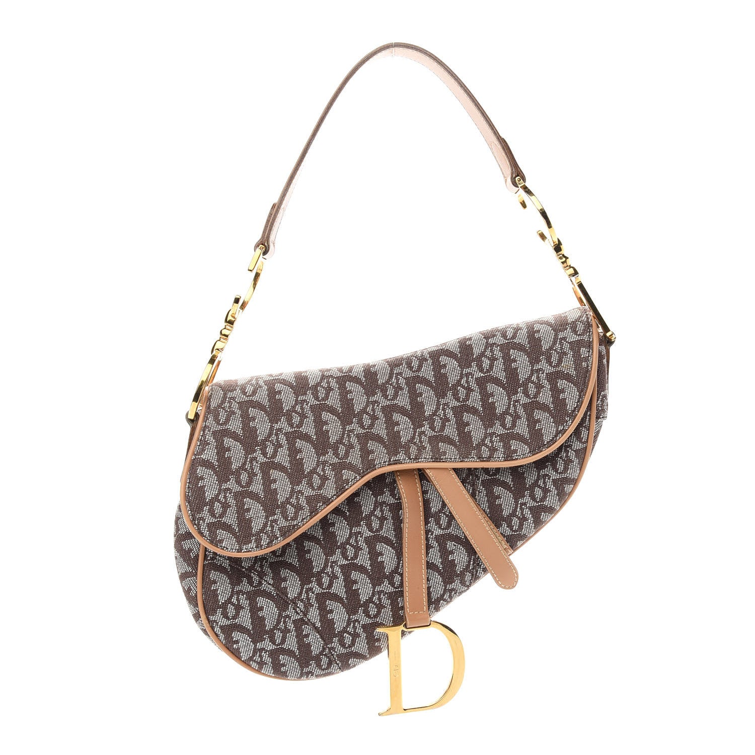 Christian Dior Monogram Saddle Bag Brown 1 of 9