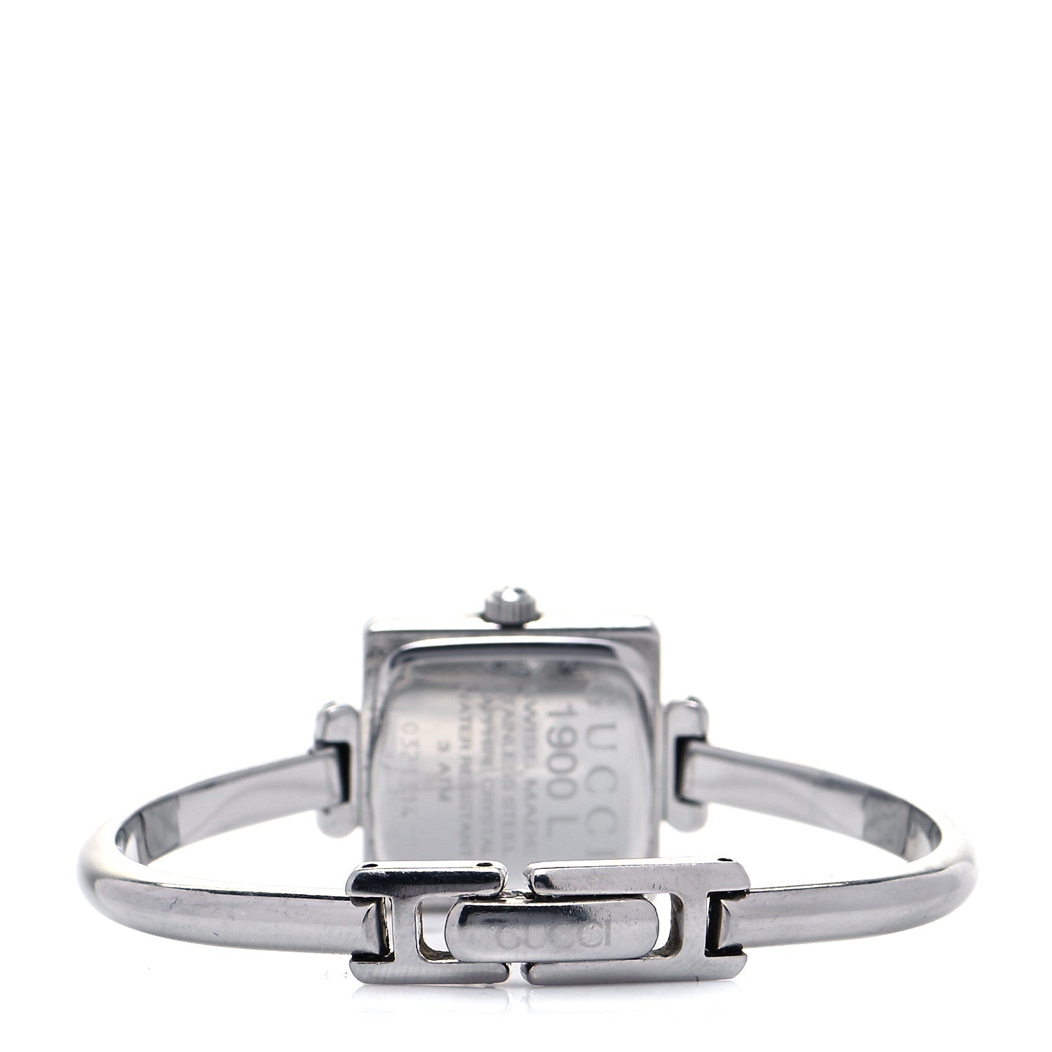 Gucci Stainless Steel 19mm 1900L Quartz Watch Black 3 of 6