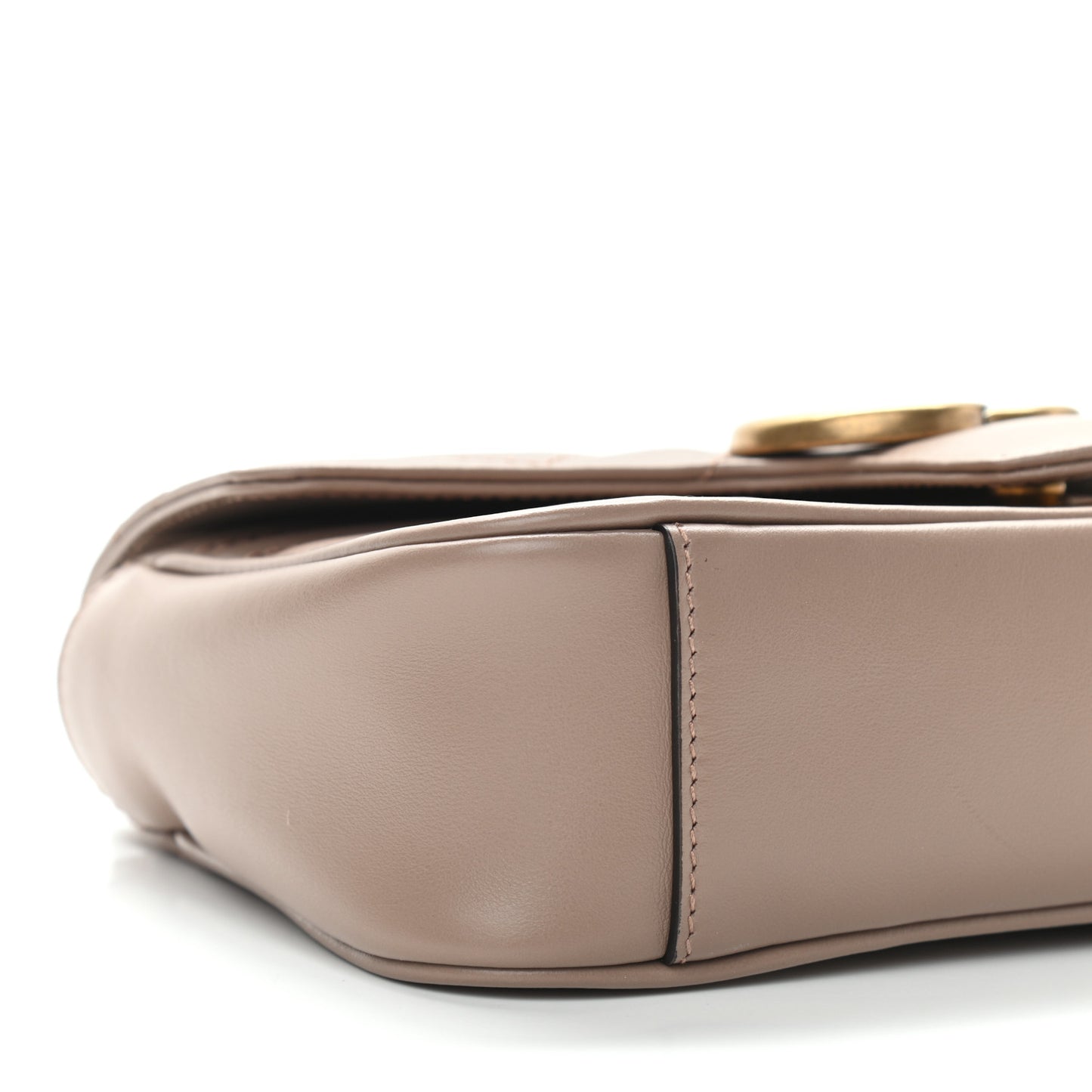 Calfskin Matelasse Mini GG Marmont Shoulder Bag Porcelain Rose