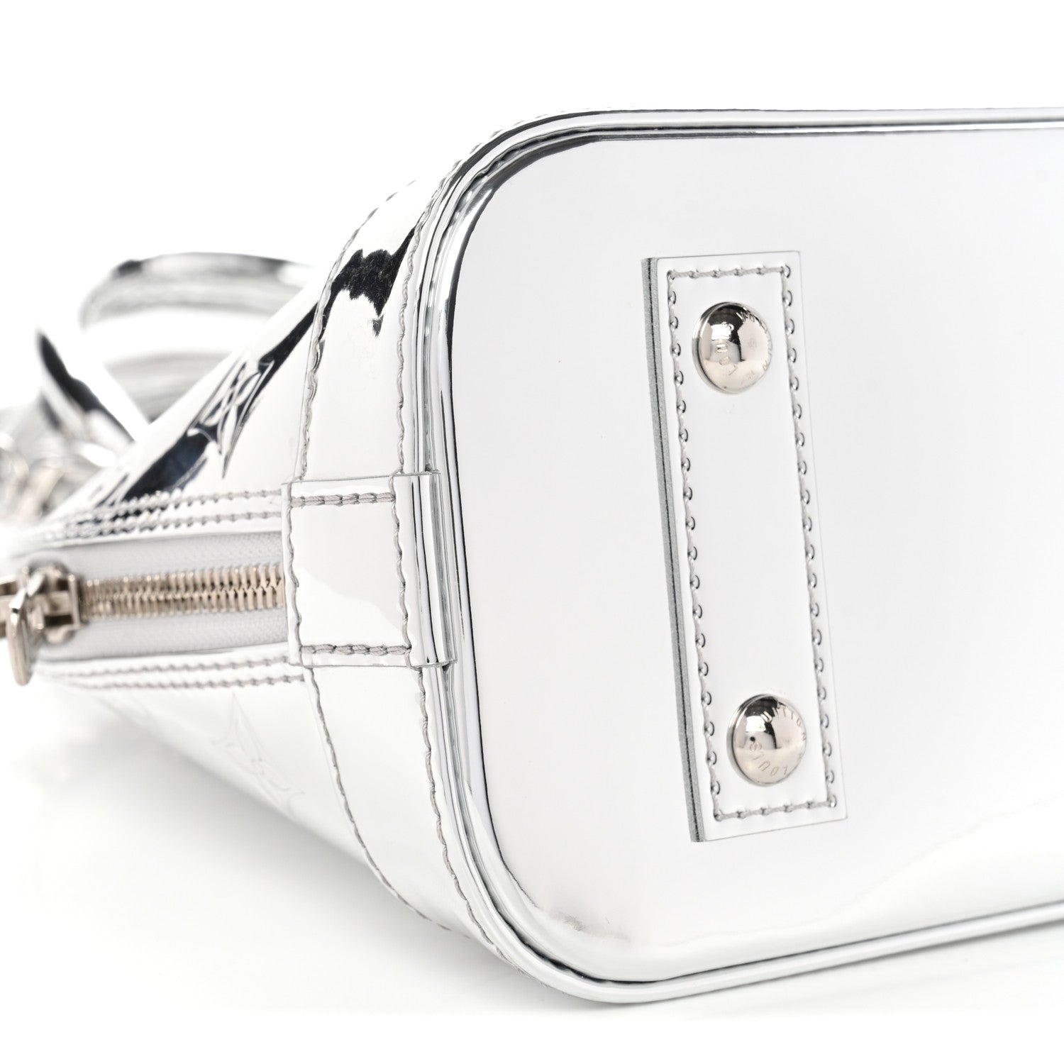 Louis Vuitton Monogram Miroir Alma BB Silver 8 of 9