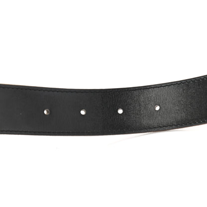Hermes Togo Box H Belt 85 Gold Black 4 of 6