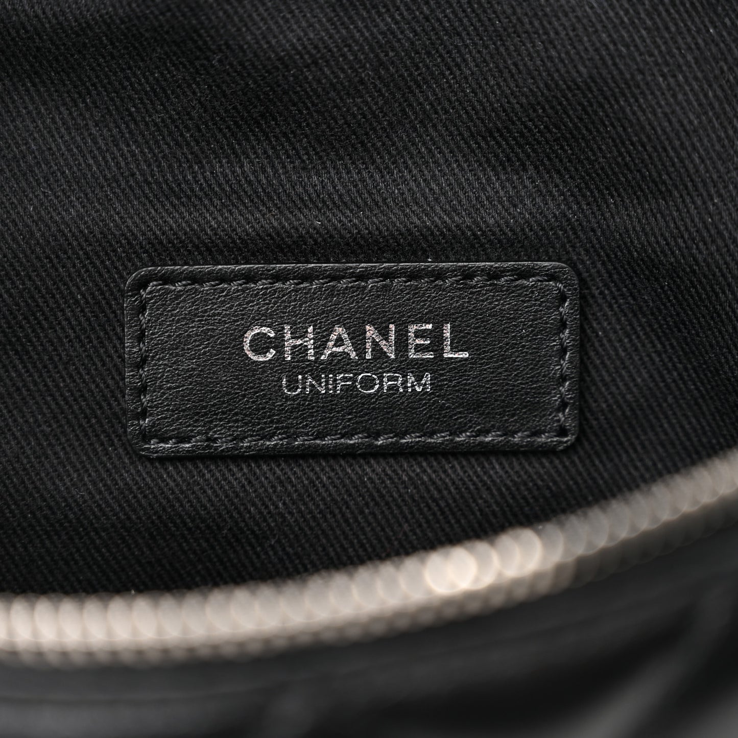 Calfskin Quilted Waist Belt Bag Black