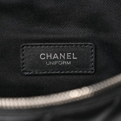Chanel Calfskin Quilted Waist Belt Bag Black 6 of 12