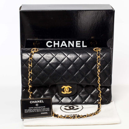 Chanel Lambskin Medium Double Flap Black 10 of 10