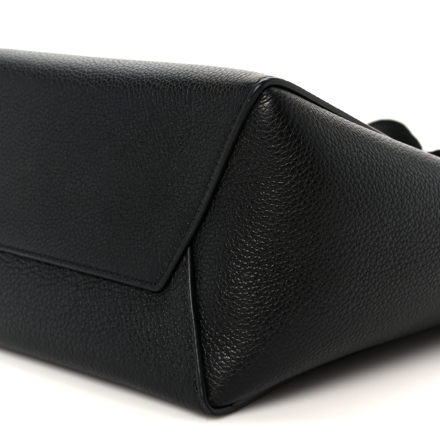 Celine Soft Grained Calfskin Small Sangle Bucket Bag Black 10 of 10
