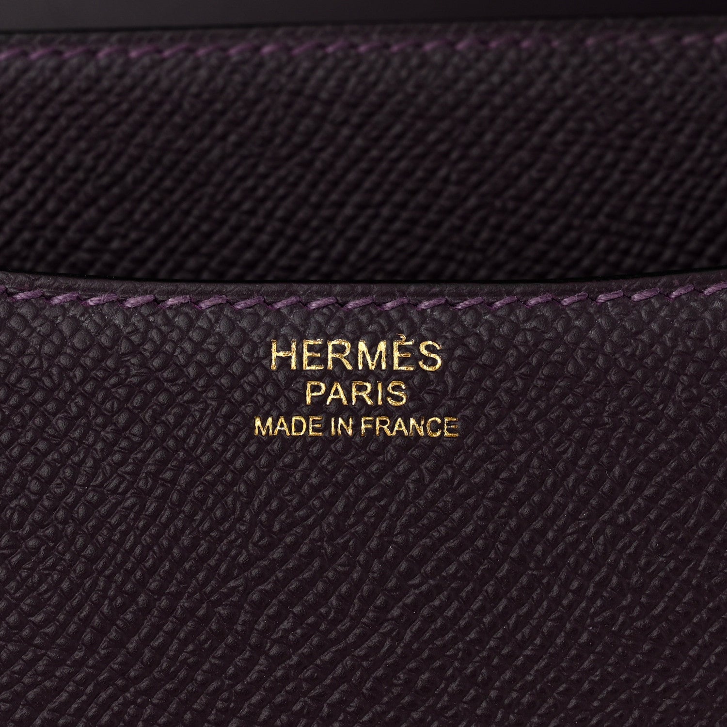 Hermes Epsom Constance 24 Raisin 6 of 11