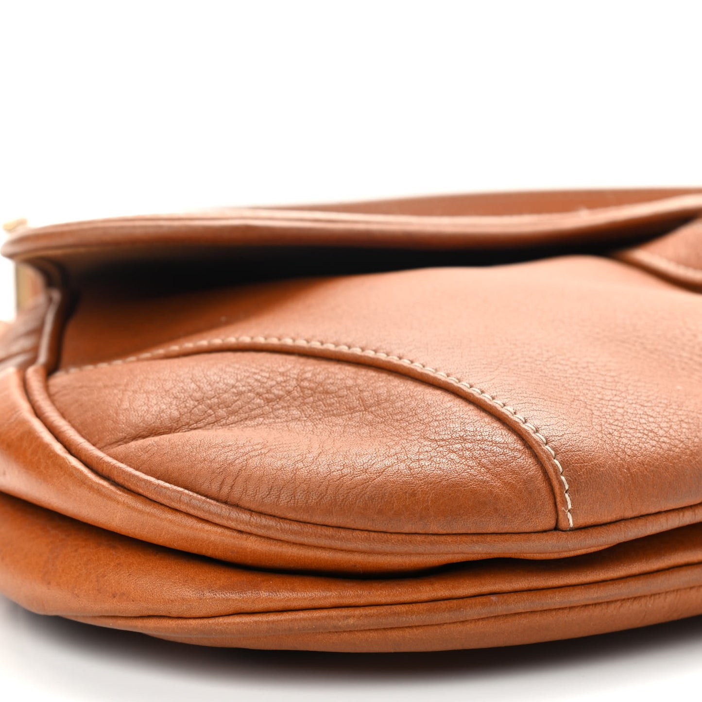 Calfskin Saddle Bag Tan