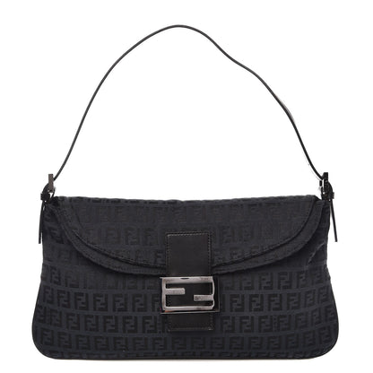 Fendi Zucchino Baguette Black 1 of 6