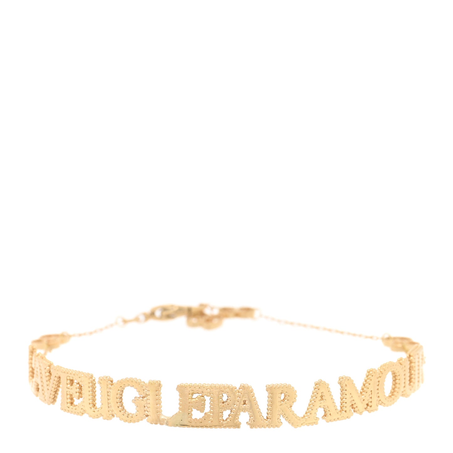 18K Yellow Gold L'Aveugle Par Amour Bracelet