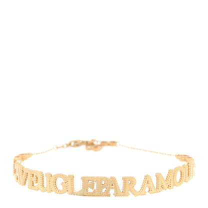 Gucci 18K Yellow Gold L'Aveugle Par Amour Bracelet 1 of 4