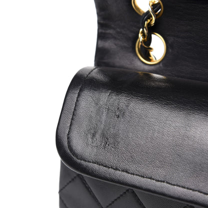 Chanel Lambskin Quilted Small Double Flap Black 8 of 14