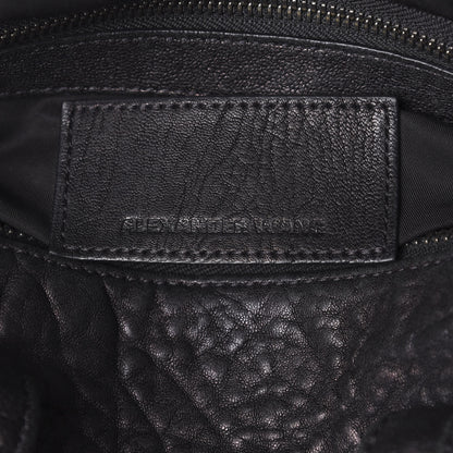 Alexander Wang Pebbled Lambskin Rocco Black Silver Hardware 5 of 8