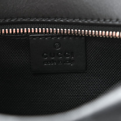 Gucci GG Supreme Monogram Web Shoulder Bag Black Grey 6 of 10