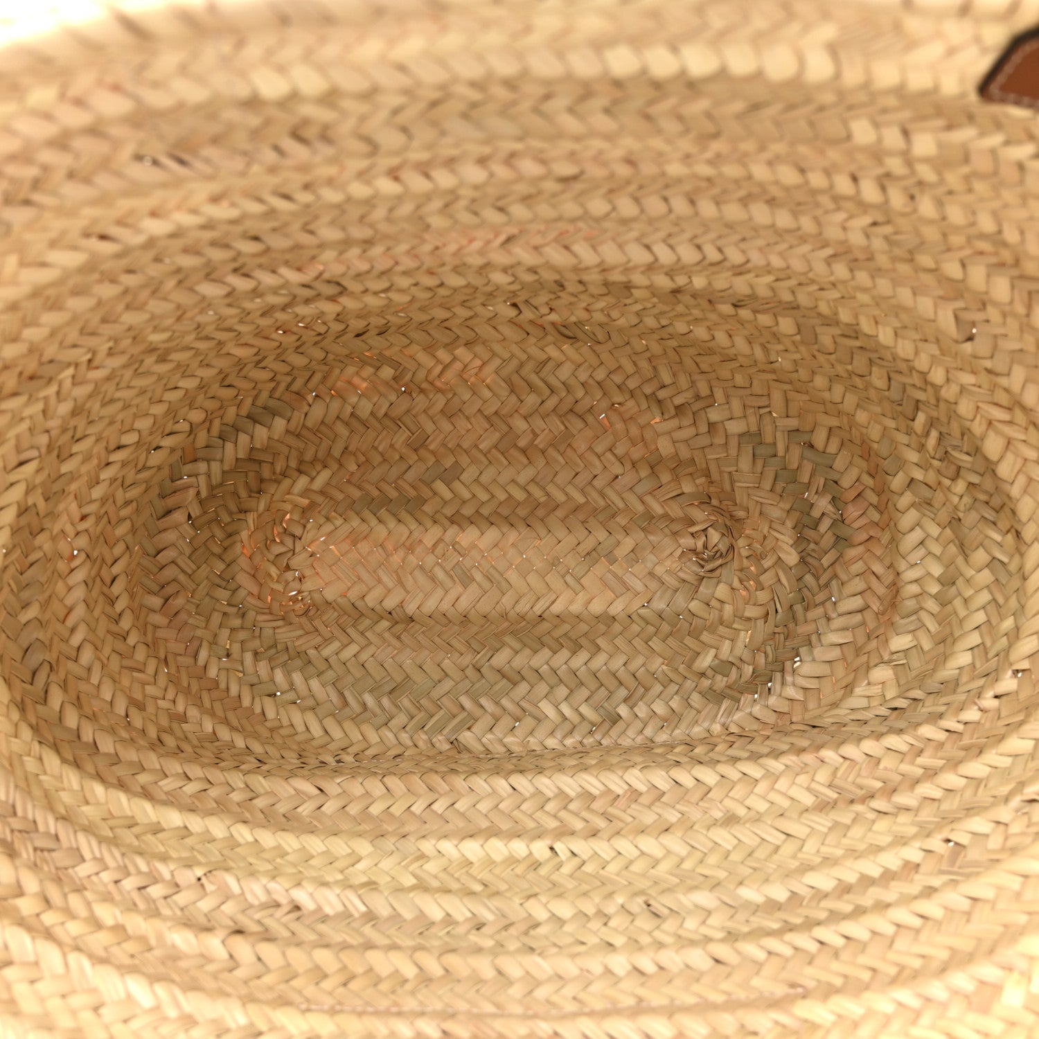 Loewe Raffia Large Basket Tote Bag Natural Tan 5 of 12