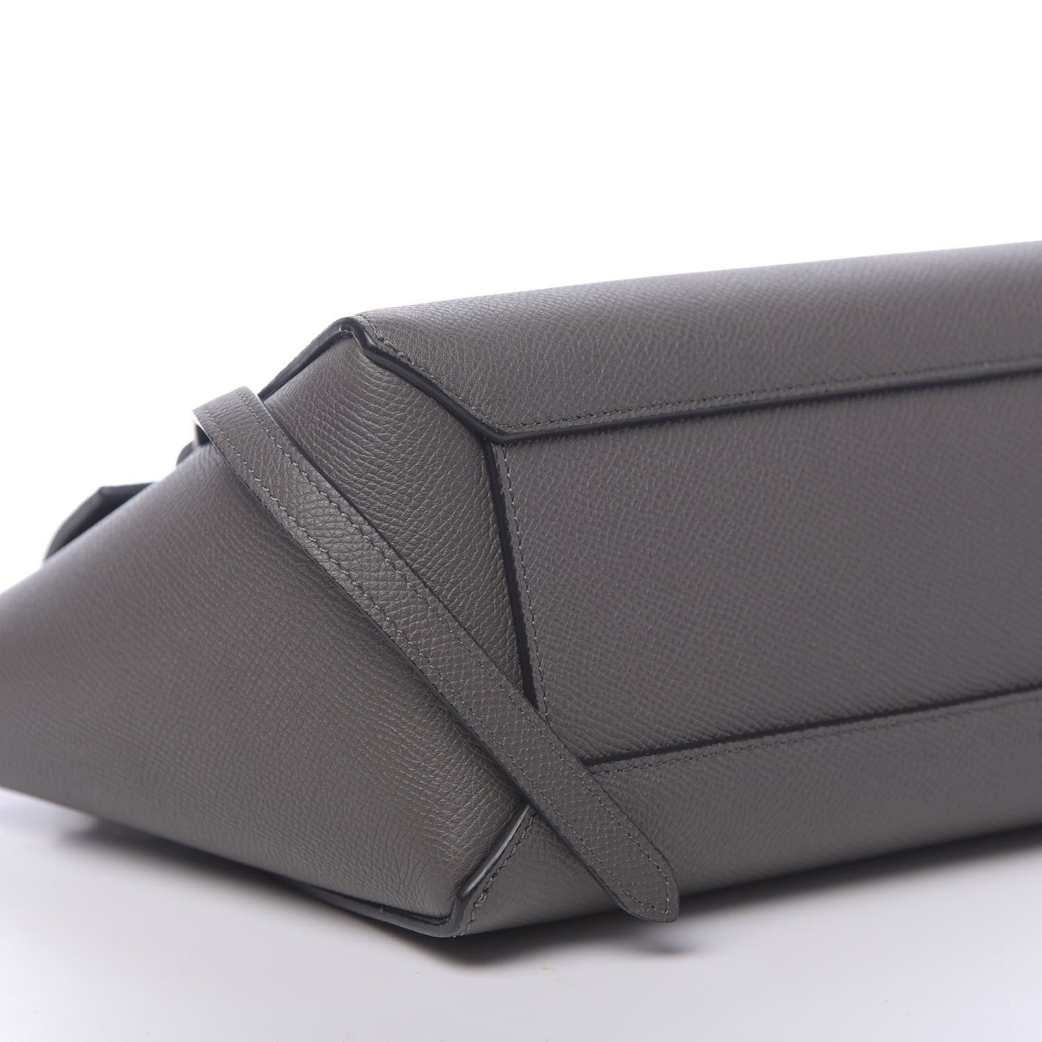 Celine Grained Calfskin Nano Belt Bag Grey 8 of 10