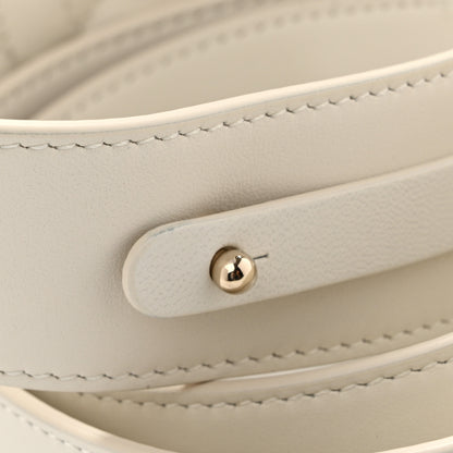 Christian Dior Lambskin Cannage Small My ABCDior Lady Dior White 12 of 13