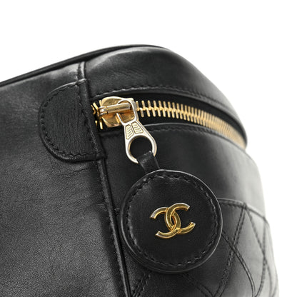 Chanel Lambskin Vanity Cosmetic Case Black 11 of 13