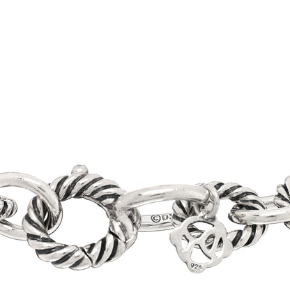 David Yurman Sterling Silver 10mm Medium Oval Link Bracelet 3 of 3