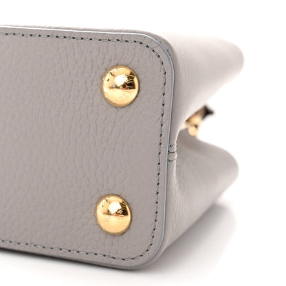 Louis Vuitton Taurillon Snakeskin Capucines BB Steeple Grey 9 of 10