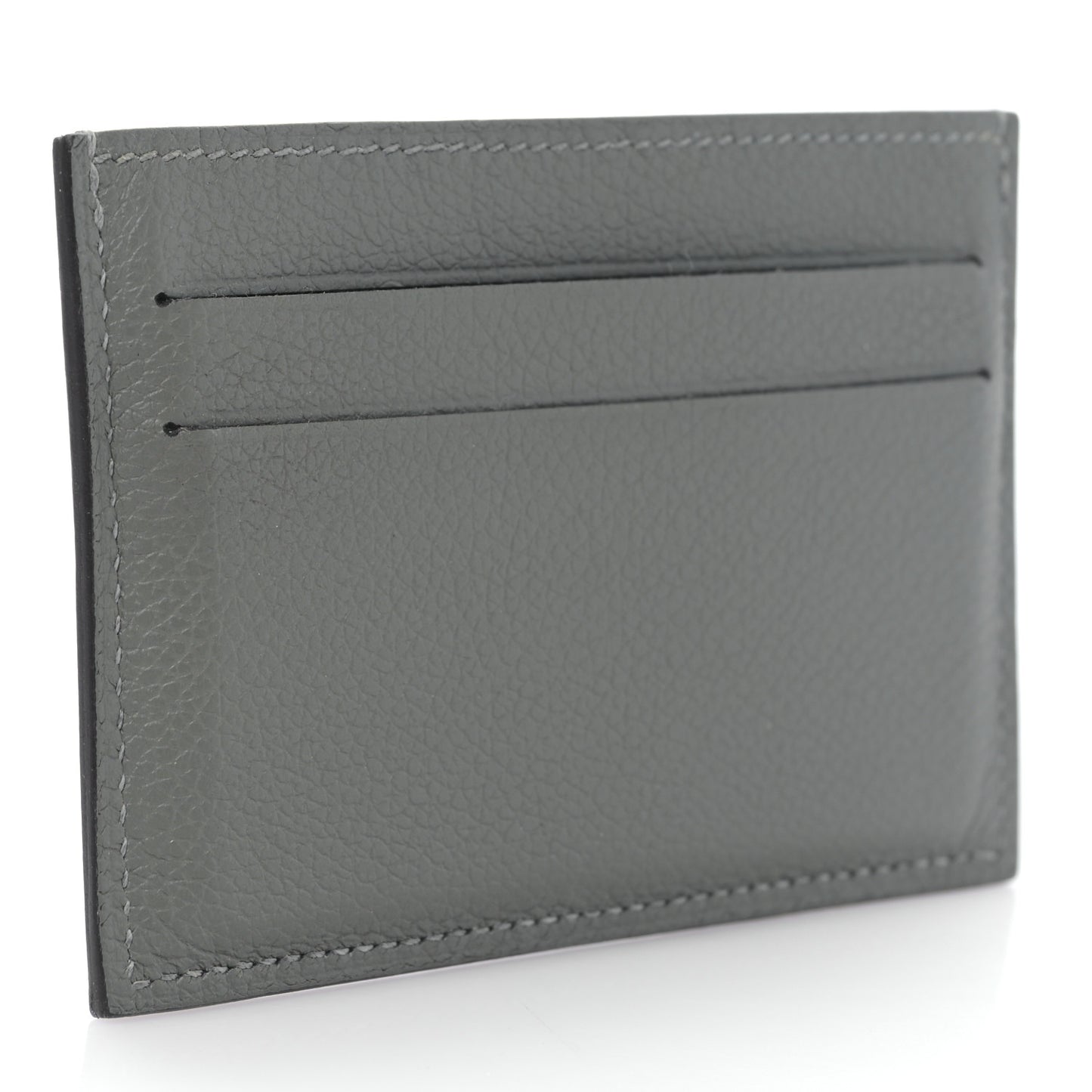 Evercolor Citizen Twill Card Case Gris Meyer Bleu De France
