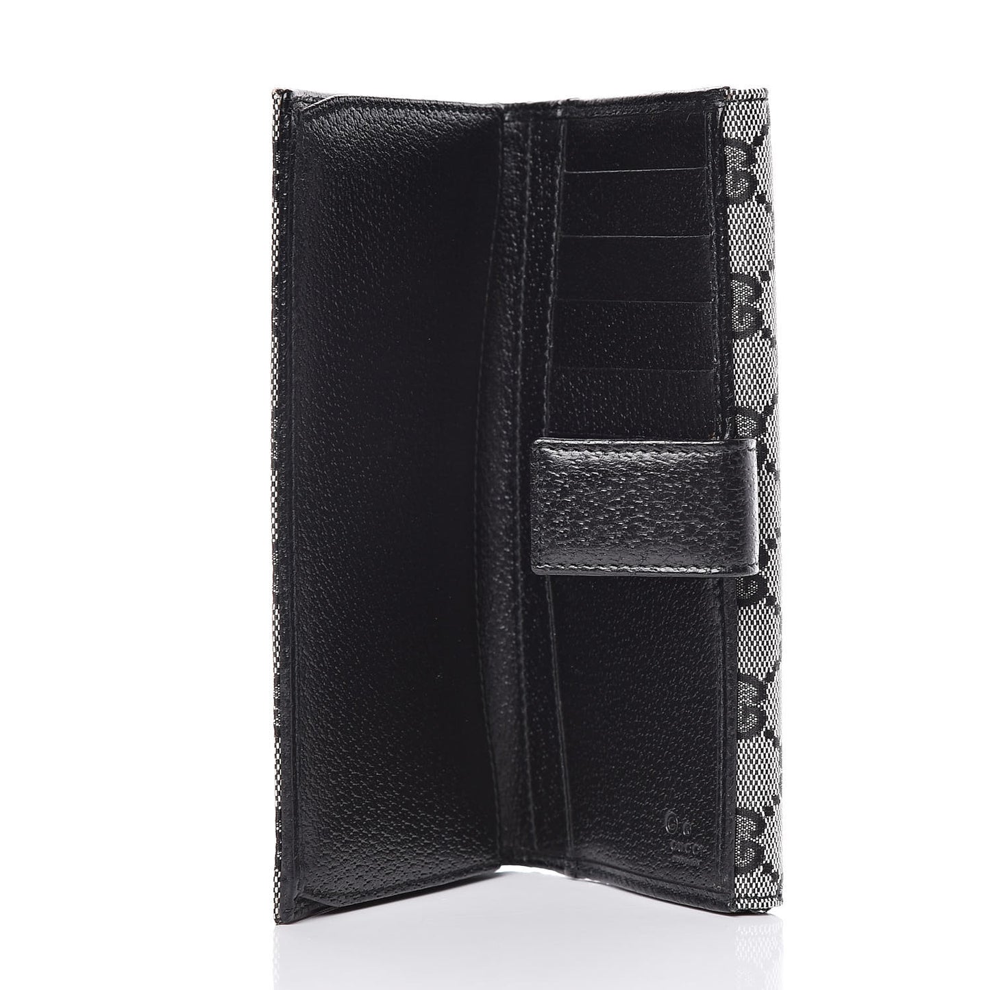 Monogram Eclipse Continental Flap Wallet Beige Blue