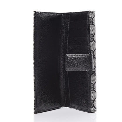 Gucci Monogram Eclipse Continental Flap Wallet Beige Blue 5 of 10