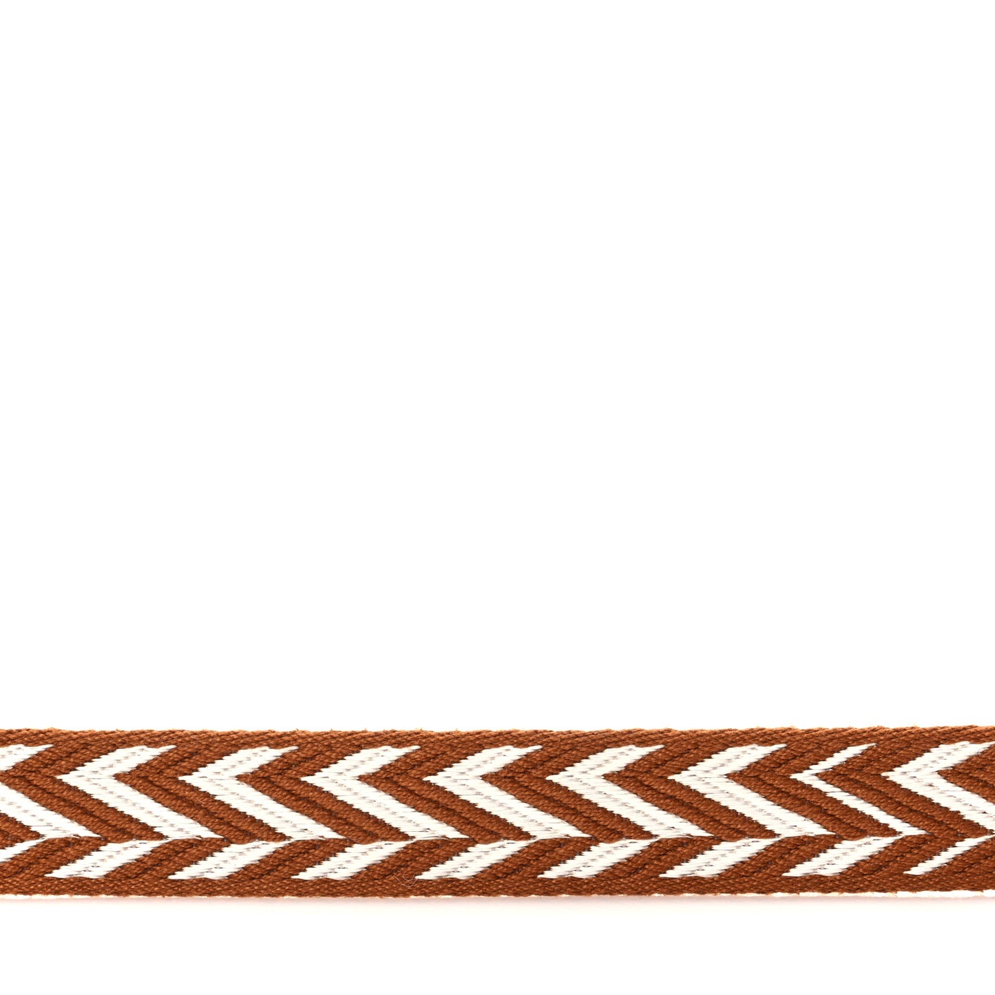 Toile Swift 25mm Sangle ZigZag Shoulder Strap Gold White