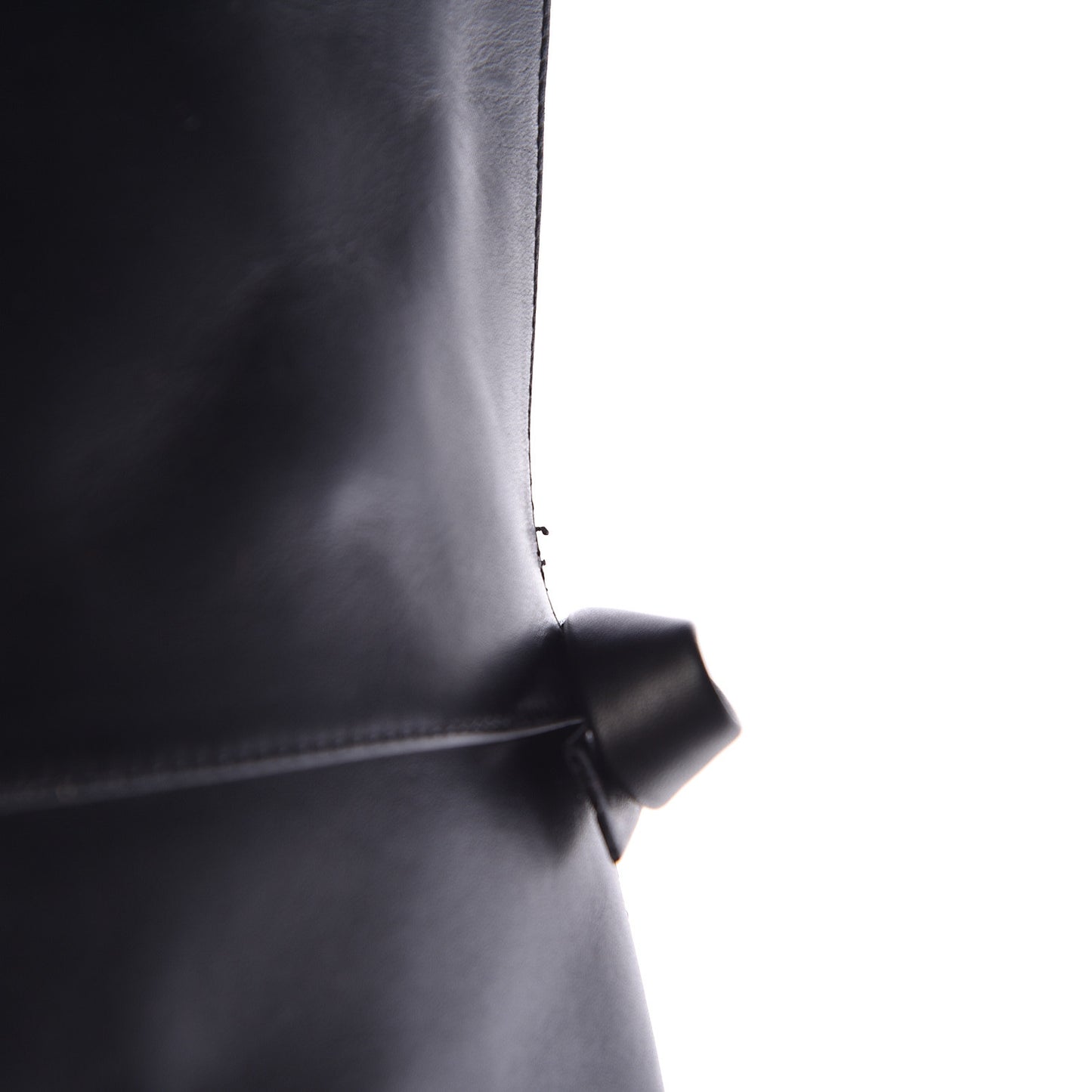 Calfskin Multi Bow Over the Knee Boots 37 Black