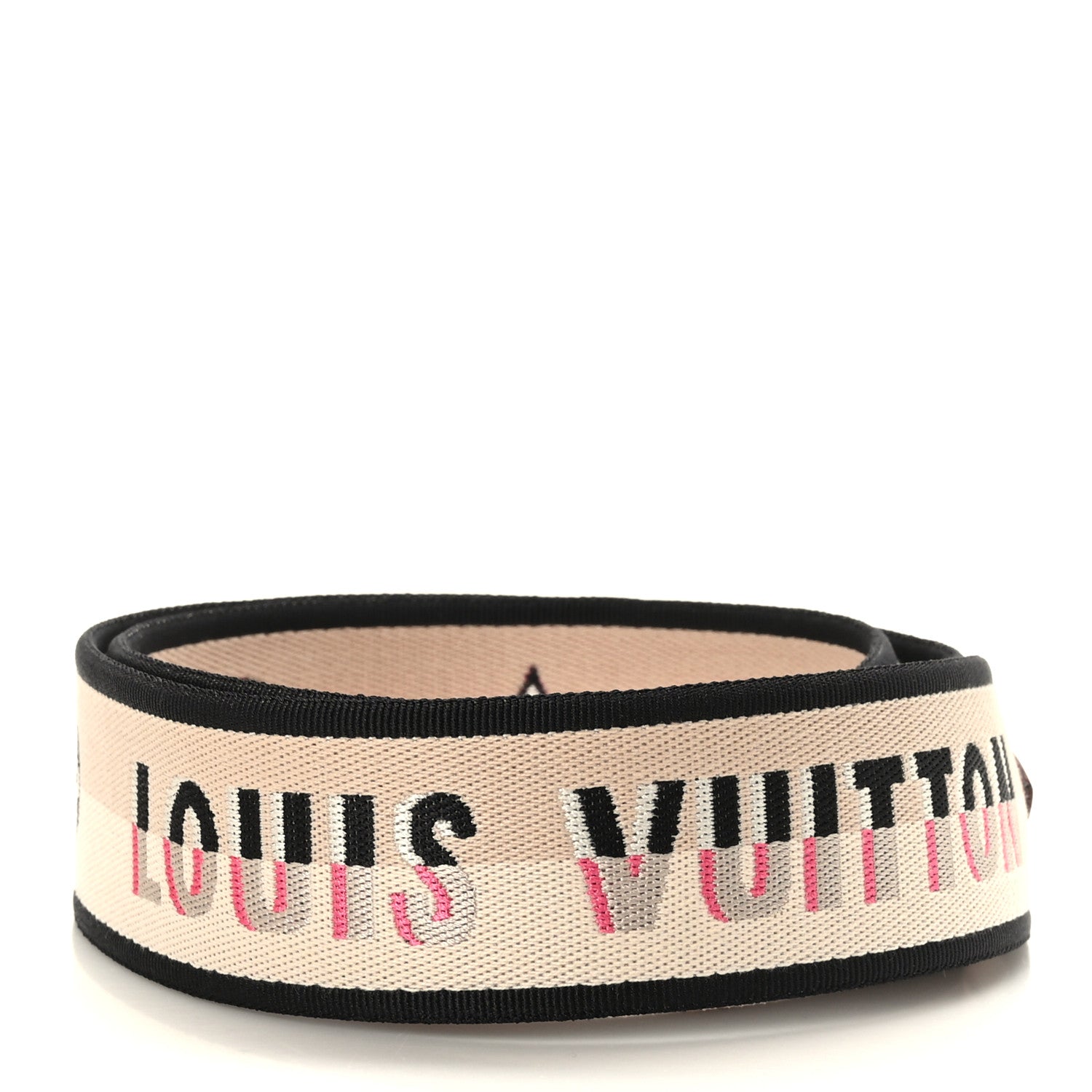 Louis Vuitton Jacquard Speedy Bandouliere 20 Shoulder Strap Black 2 of 3