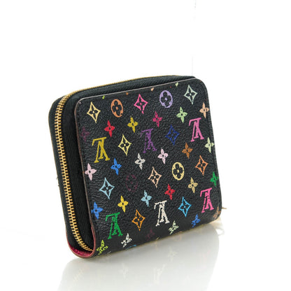Louis Vuitton Monogram Multicolor Zippy Coin Purse Black Grenade 3 of 9