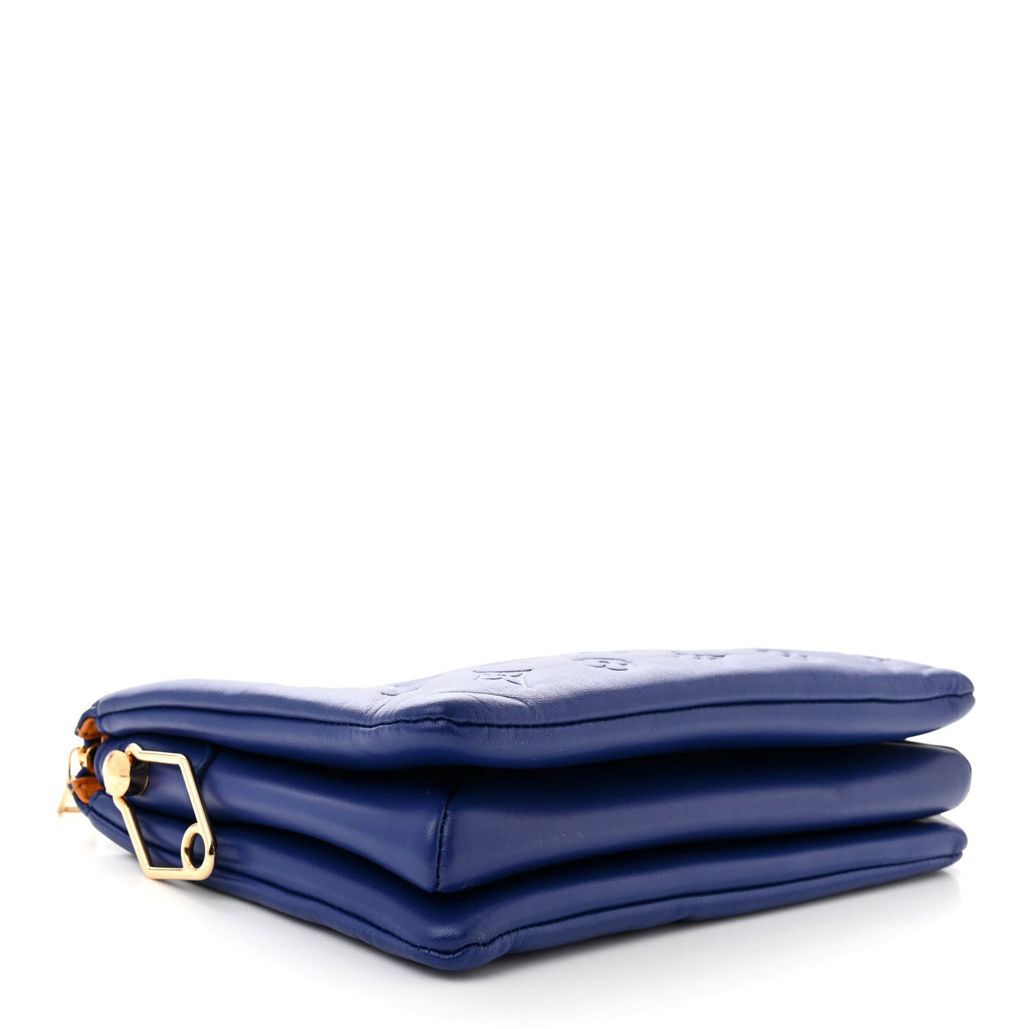 Louis Vuitton Lambskin Embossed Monogram Coussin PM H32 Smalt Blue 4 of 10