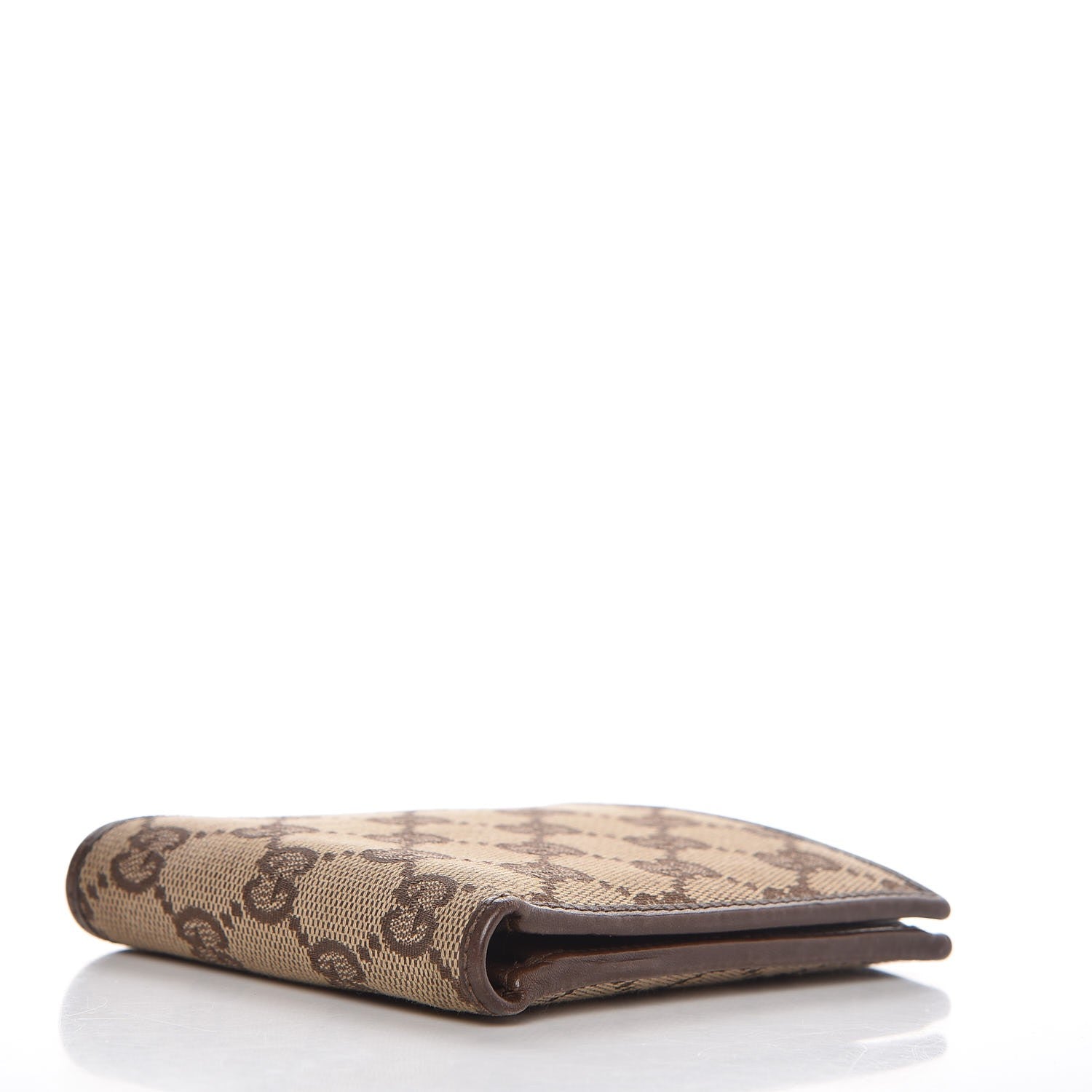 Gucci GG Monogram Bi-Fold Wallet Dark Brown 4 of 15