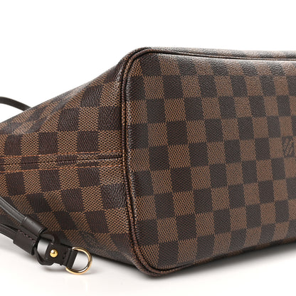 Louis Vuitton Damier Ebene Neo Neverfull MM Rose Ballerine 9 of 10