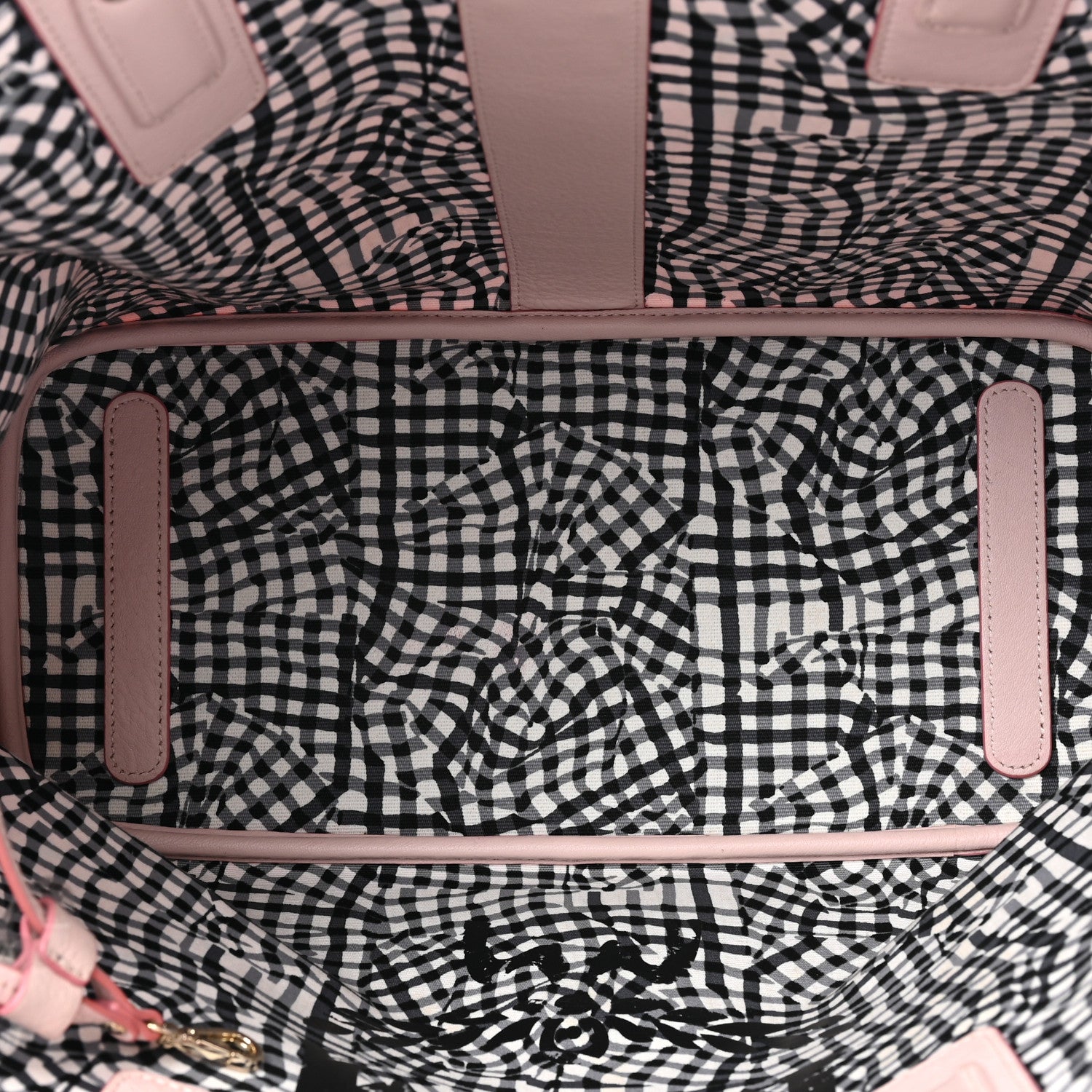 MCM Visetos Large Liz Reversible Shopper Tote Pink 8 of 21