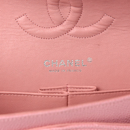 Chanel Caviar Quilted Medium Double Flap Pink 8 of 10
