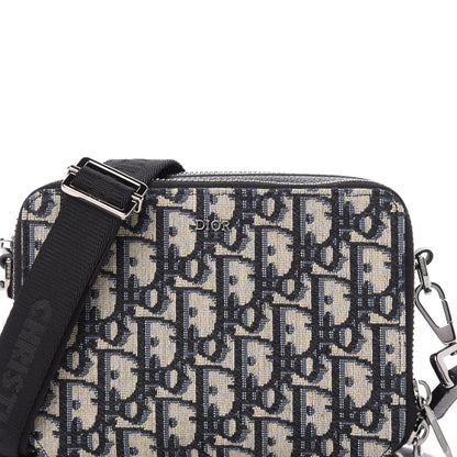 Christian Dior Oblique Pouch Navy Blue 10 of 10