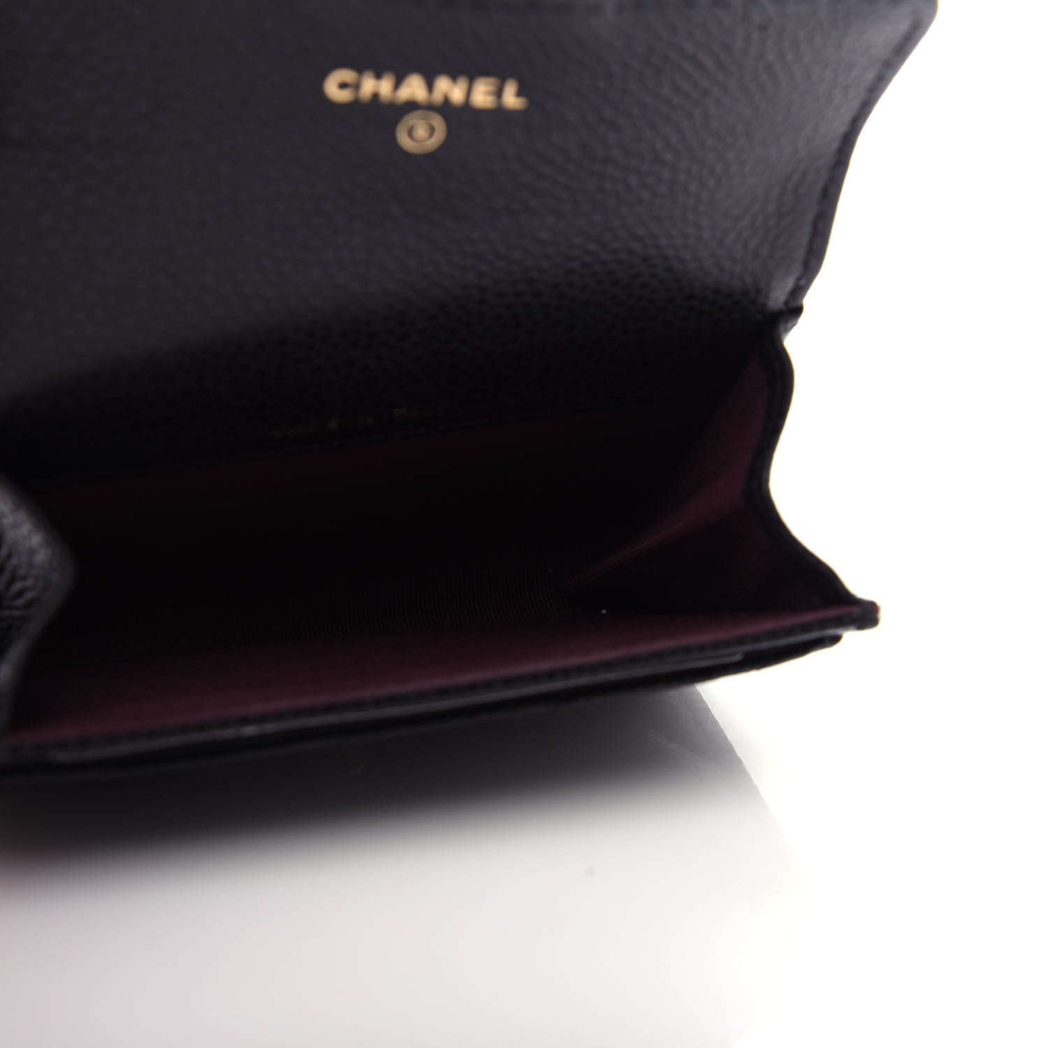 Chanel Caviar Quilted Flap Card Holder Black 5 of 9